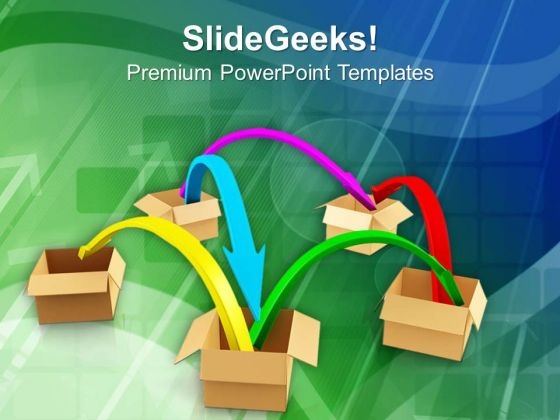 Arrows Jumping From Box To Box Interconnected PowerPoint Templates Ppt Backgrounds For Slides 0313 Arrows Jumping From Box To Box Interconnected PowerPoint Templates Ppt Backgrounds For Slides 0313