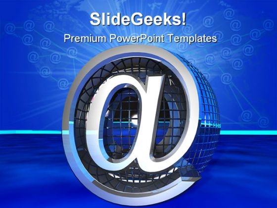 At Symbol Internet PowerPoint Templates And PowerPoint Backgrounds 0311 At Symbol Internet PowerPoint Templates And PowerPoint Backgrounds 0311
