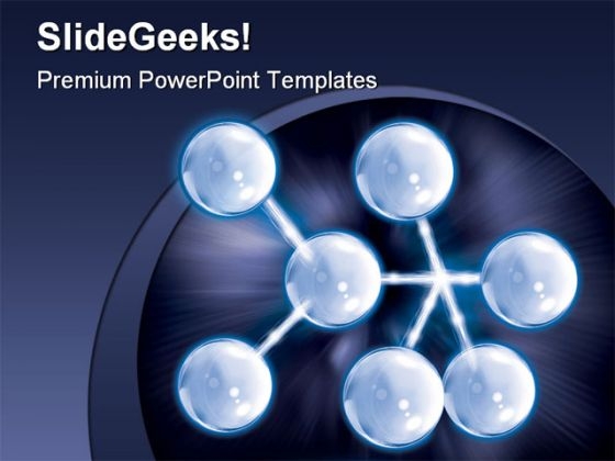 Atom Medical PowerPoint Template 0610 Atom Medical PowerPoint Template 0610