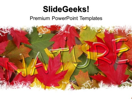 Autumn Leaves Nature PowerPoint Templates And PowerPoint Themes 0412