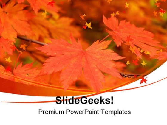 Autumn Maple Leaves Nature PowerPoint Themes And PowerPoint Slides 0511 Autumn Maple Leaves Nature PowerPoint Themes And PowerPoint Slides 0511