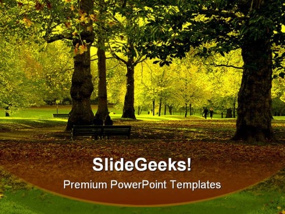 Autumn Park Nature PowerPoint Templates And PowerPoint Backgrounds 0211 Autumn Park Nature PowerPoint Templates And PowerPoint Backgrounds 0211