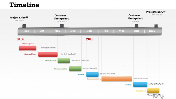Business Diagram Regular Timeline Roadmap Diagram Marketing Diagram