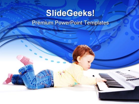 Baby Plays Music PowerPoint Themes And PowerPoint Slides 0311 Baby Plays Music PowerPoint Themes And PowerPoint Slides 0311