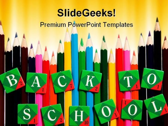 Back To School03 Education PowerPoint Template 1010 Back To School03 Education PowerPoint Template 1010