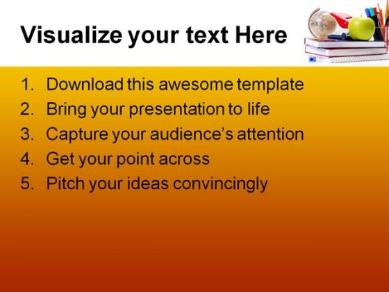 Back To School04 Education PowerPoint Template 1010 downloadable designed