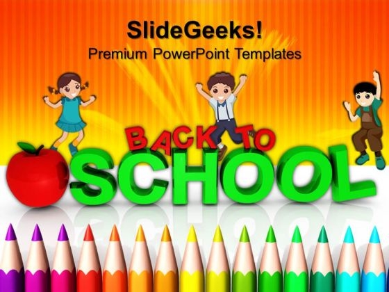 Back To School Concept Education PowerPoint Templates And PowerPoint Themes 0612 Back To School Concept Education PowerPoint Templates And PowerPoint Themes 0612