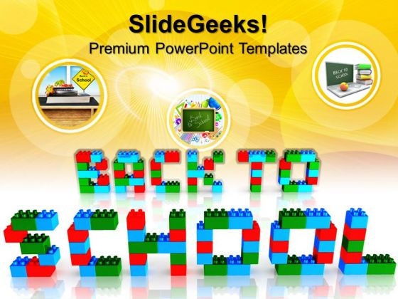 Back To School With Lego Blocks Game PowerPoint Templates And PowerPoint Themes 0812 Back To School With Lego Blocks Game PowerPoint Templates And PowerPoint Themes 0812