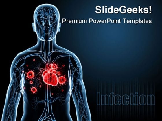 Bacteria Infection Medical PowerPoint Background And Template 1210 Bacteria Infection Medical PowerPoint Background And Template 1210