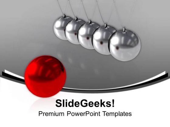 Balancing Balls On White Background PowerPoint Templates Ppt Backgrounds For Slides 0413