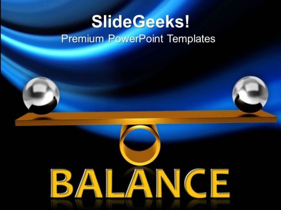 Balancing Balls On Wooden Board Business PowerPoint Templates And PowerPoint Themes 0812 Balancing Balls On Wooden Board Business PowerPoint Templates And PowerPoint Themes 0812