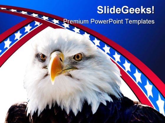 Bald Eagle Americana PowerPoint Template 1010 Bald Eagle Americana PowerPoint Template 1010