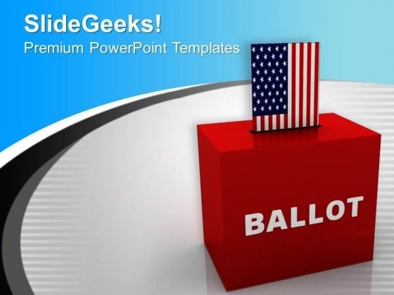 Ballot Box Usa Government PowerPoint Templates Ppt Backgrounds For Slides 0113 Ballot Box Usa Government PowerPoint Templates Ppt Backgrounds For Slides 0113
