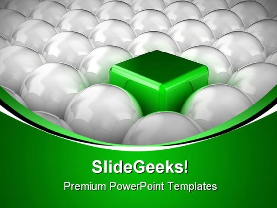 Balls And Square Shapes PowerPoint Themes And PowerPoint Slides 0411