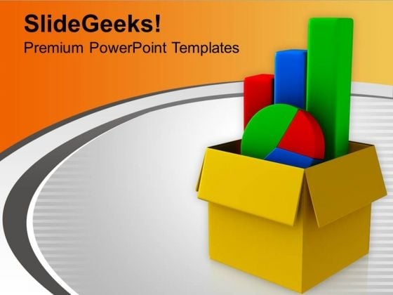 Bar Graph Pie Chart In Box PowerPoint Templates Ppt Backgrounds For Slides 0213 Bar Graph Pie Chart In Box PowerPoint Templates Ppt Backgrounds For Slides 0213