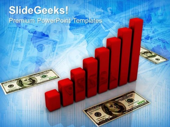 Bar Graph With Dollar Marketing PowerPoint Templates And PowerPoint Themes 1012 Bar Graph With Dollar Marketing PowerPoint Templates And PowerPoint Themes 1012