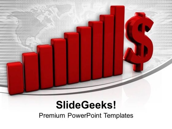 Bar Graph With Dollar Sign Business PowerPoint Templates Ppt Backgrounds For Slides 0113 Bar Graph With Dollar Sign Business PowerPoint Templates Ppt Backgrounds For Slides 0113