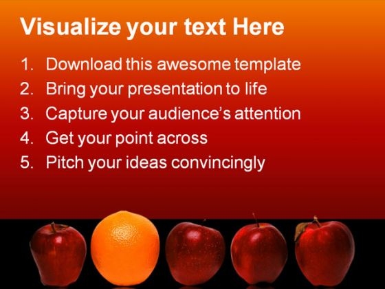 Be Different Business PowerPoint Template 0510 impressive customizable
