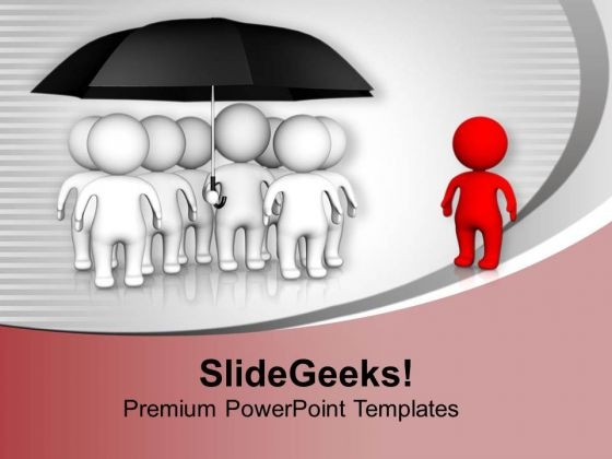 Be Different From Crowd Leadership PowerPoint Templates Ppt Backgrounds For Slides 0413 Be Different From Crowd Leadership PowerPoint Templates Ppt Backgrounds For Slides 0413