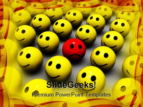 Be Different Symbol PowerPoint Template 0810 Be Different Symbol PowerPoint Template 0810