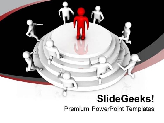Be The Leader Of Community PowerPoint Templates Ppt Backgrounds For Slides 0613