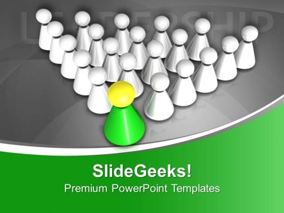 Be The Leader Of Team PowerPoint Templates Ppt Backgrounds For Slides 0513