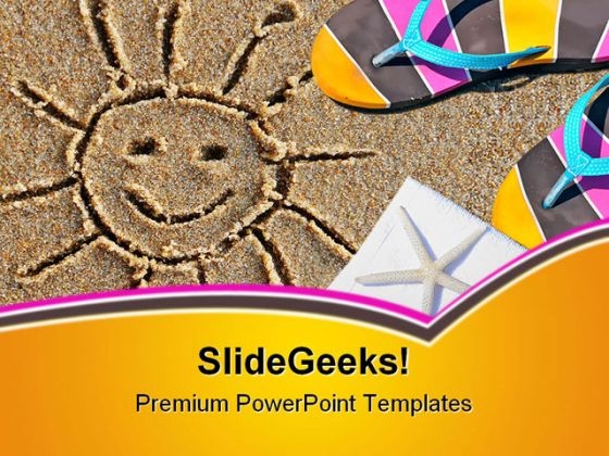 Beach Scene And Sun Holidays PowerPoint Themes And PowerPoint Slides 0511 Beach Scene And Sun Holidays PowerPoint Themes And PowerPoint Slides 0511
