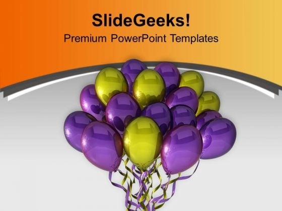 Beautiful Balloons For Celebration Theme PowerPoint Templates Ppt Backgrounds For Slides 0413 Beautiful Balloons For Celebration Theme PowerPoint Templates Ppt Backgrounds For Slides 0413