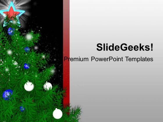 christmas tree powerpoint template