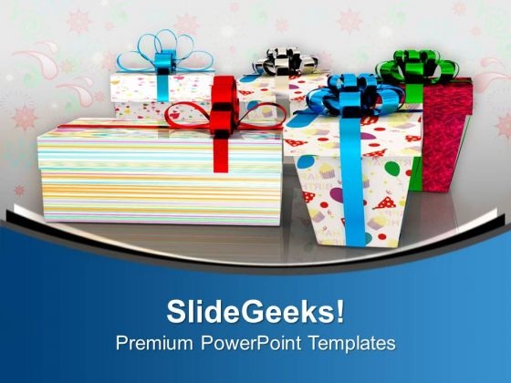 Beautiful Gifts For Perfect Occasion PowerPoint Templates Ppt Backgrounds For Slides 0313 Beautiful Gifts For Perfect Occasion PowerPoint Templates Ppt Backgrounds For Slides 0313