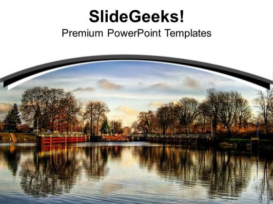 Beautiful Lake View With Sky PowerPoint Templates Ppt Backgrounds For Slides 0713 Beautiful Lake View With Sky PowerPoint Templates Ppt Backgrounds For Slides 0713