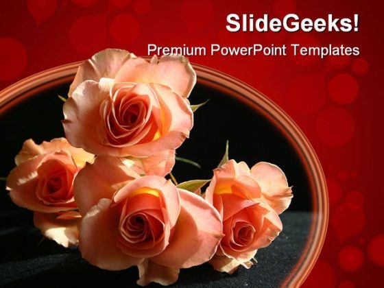 Beautiful Roses Beauty PowerPoint Template 1110 Beautiful Roses Beauty PowerPoint Template 1110
