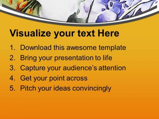 Beautiful Theme For Artistic Presentation PowerPoint Templates Ppt Backgrounds For Slides 0413 impactful professionally