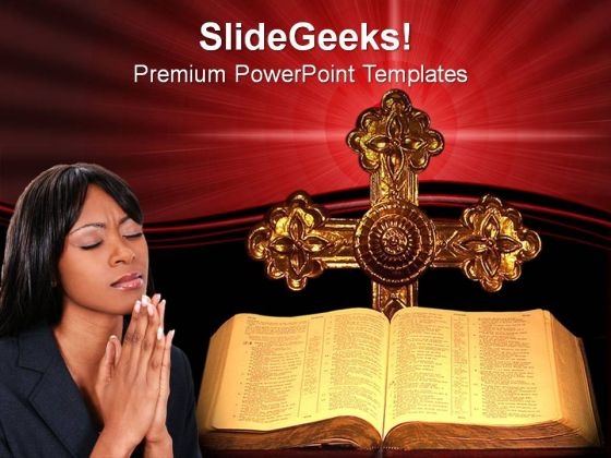 Bible And Cross Church PowerPoint Templates And PowerPoint Themes 0812 Bible And Cross Church PowerPoint Templates And PowerPoint Themes 0812