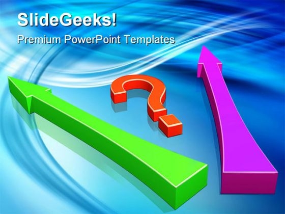 Big Question And Arrows Shapes PowerPoint Templates And PowerPoint Backgrounds 0211 Big Question And Arrows Shapes PowerPoint Templates And PowerPoint Backgrounds 0211