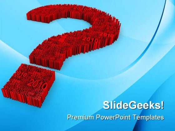 Big Question Metaphor PowerPoint Templates And PowerPoint Backgrounds 0511 Big Question Metaphor PowerPoint Templates And PowerPoint Backgrounds 0511