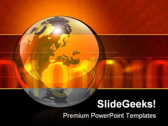 Binary Globe Banner Business Template 1010 Binary Globe Banner Business Template 1010