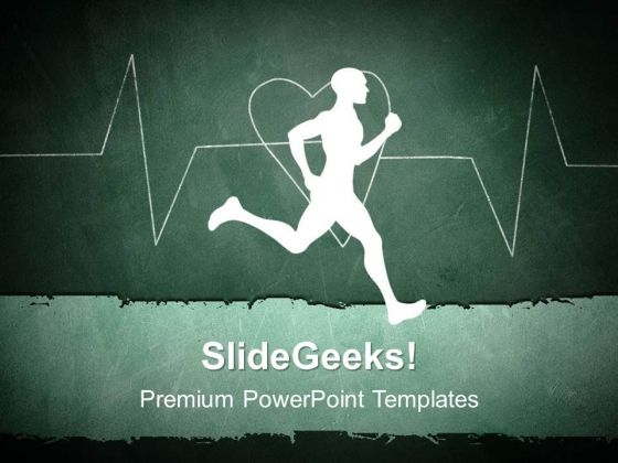 Blackboard And Heart Showing Medical PowerPoint Templates And PowerPoint Themes 0412