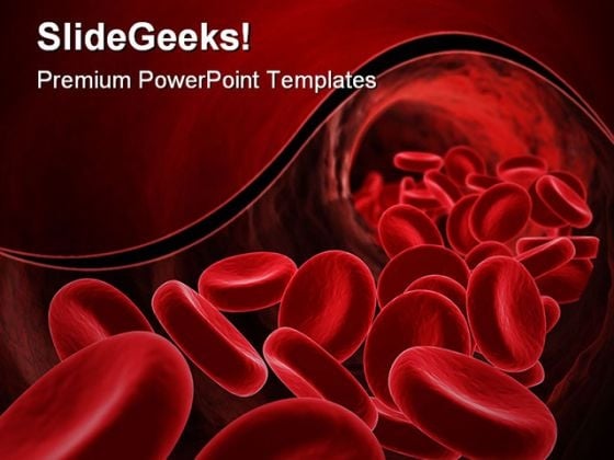 Blood Cells Medical PowerPoint Themes And PowerPoint Slides 0411