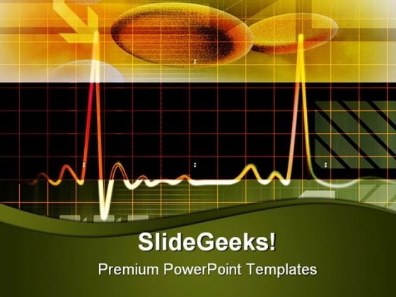 Blood Cells With Ecg Medical PowerPoint Themes And PowerPoint Slides 0211 Blood Cells With Ecg Medical PowerPoint Themes And PowerPoint Slides 0211