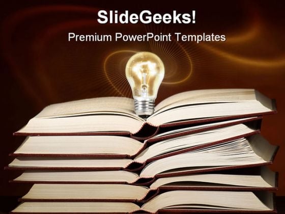 Blub Lightens Over Books Education PowerPoint Themes And PowerPoint Slides 0411 Blub Lightens Over Books Education PowerPoint Themes And PowerPoint Slides 0411