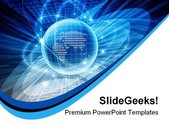 Blue Abstract Beauty PowerPoint Template 1010 Blue Abstract Beauty PowerPoint Template 1010