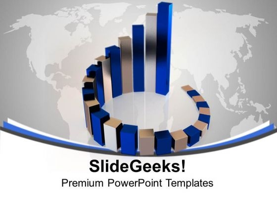 Blue And Gray Bars Business PowerPoint Templates And PowerPoint Themes 1012 Blue And Gray Bars Business PowerPoint Templates And PowerPoint Themes 1012
