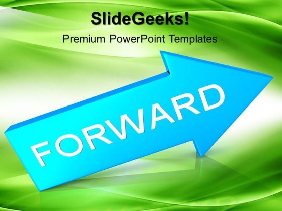 Blue Arrow With Forward PowerPoint Templates And PowerPoint Themes 1012 Blue Arrow With Forward PowerPoint Templates And PowerPoint Themes 1012