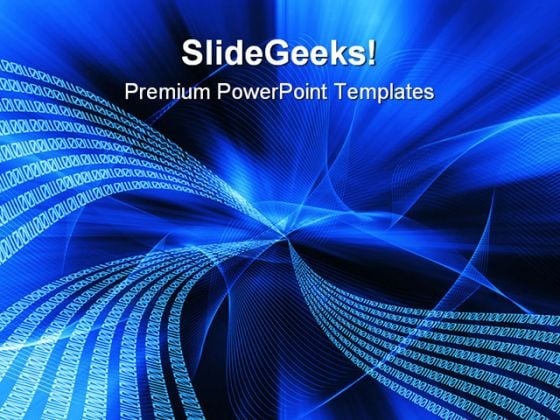 Blue Binary Flow Abstract PowerPoint Templates And PowerPoint Backgrounds 0511 Blue Binary Flow Abstract PowerPoint Templates And PowerPoint Backgrounds 0511