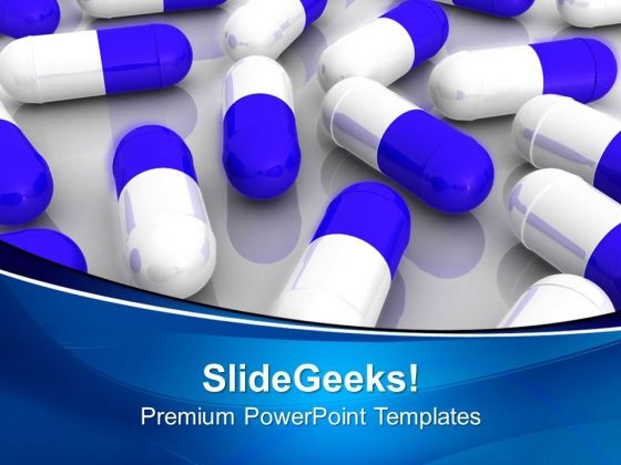 Blue Capsule Medical Drug PowerPoint Templates Ppt Backgrounds For Slides 0713 Blue Capsule Medical Drug PowerPoint Templates Ppt Backgrounds For Slides 0713