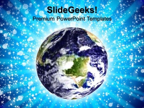 Blue Earth Environment PowerPoint Templates And PowerPoint Themes 0812 Blue Earth Environment PowerPoint Templates And PowerPoint Themes 0812