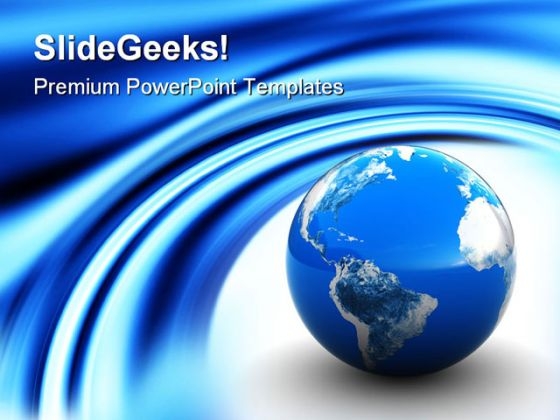 blue earth globe powerpoint templates and powerpoint backgrounds globe powerpoint template