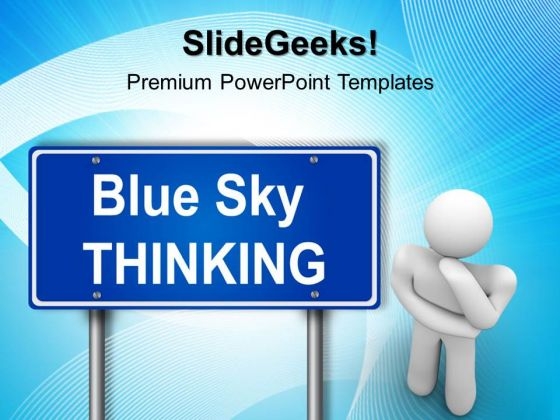 Blue Sky Thinking Business PowerPoint Templates And PowerPoint Themes 0412 Blue Sky Thinking Business PowerPoint Templates And PowerPoint Themes 0412