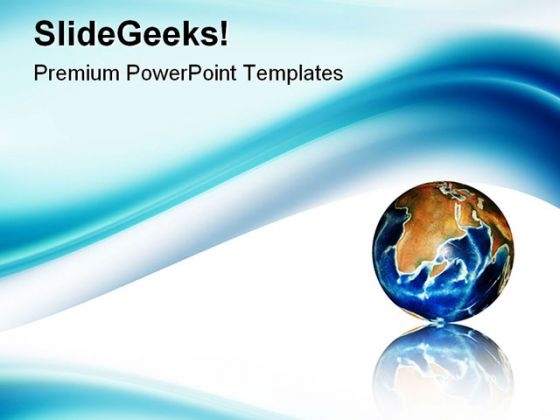 Blue Wave Abstract PowerPoint Templates And PowerPoint Backgrounds 0511